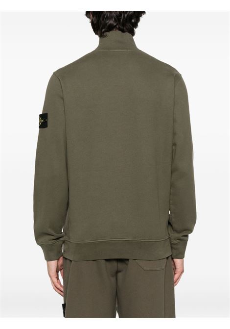 polo half zip uomo verde militare STONE ISLAND | K2S15 6100068 S0A20V0054